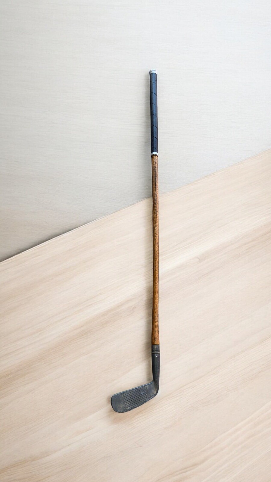 Bundle Lot 2 Antique Vintage Hickory Wood Shaft Golf Clubs Driver