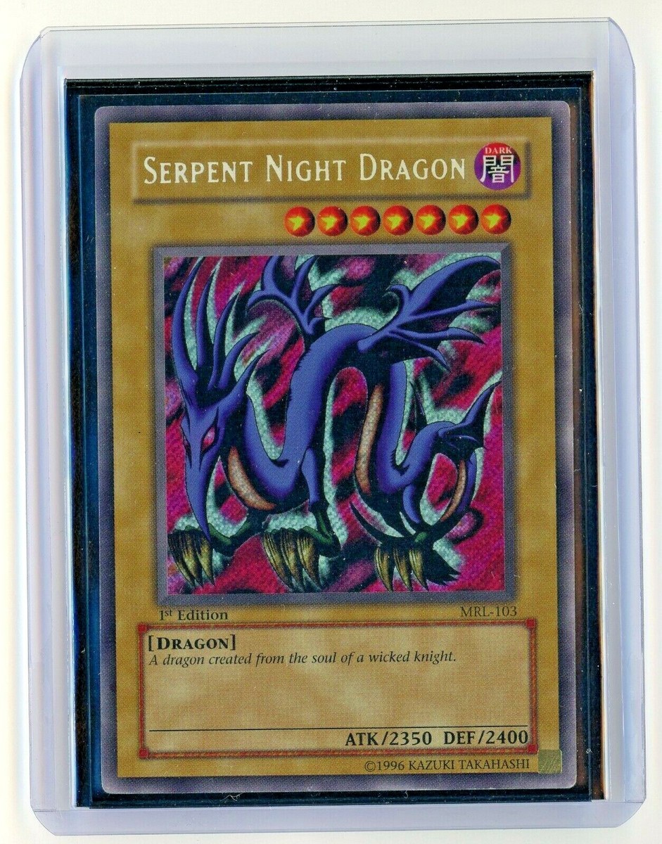 Yugioh Serpent Night Dragon 1st Edition MRL-103 Secret Rare