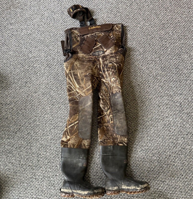 Cabela s Northern Flight Chest Waders Mens 8R Outdoor Fishing Steel Shank Boots