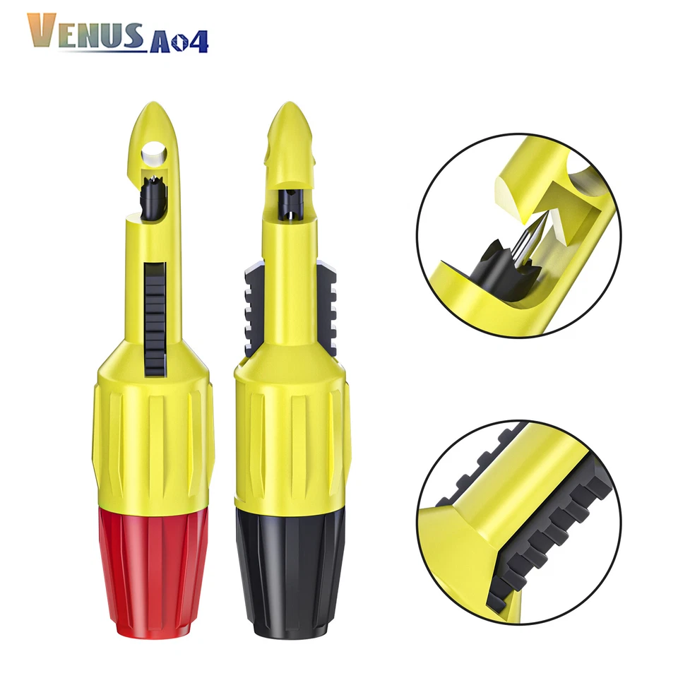 PEAKELECT 1Pair Automotive Repair Wire Piercing Puncture Probe Test Clip with 2mm/4mm Jack