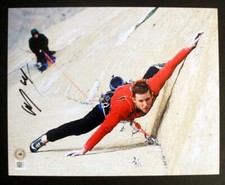 TOMMY CALDWELL SIGNED 8x10 Rock Climbing Photo w/ BECKETT COA (First Ascents) 5