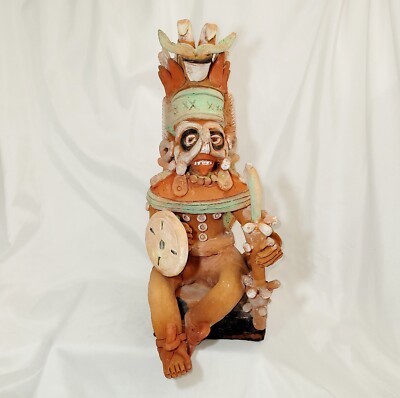 Ceramic Sculpture of God Cocijo, God of Lightning of The Zapotec People