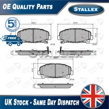 Adatto per Honda Accord 2008- 2.0 2.2 D 2.4 3.5 Set pastiglie freno anteriori stallex