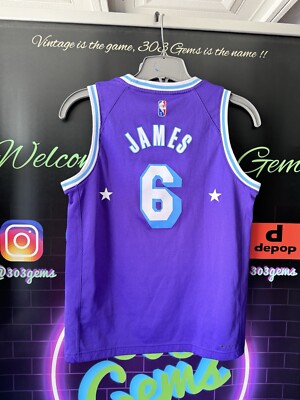 Authentic Nike LeBron James #6 Los Angeles Lakers City Edition