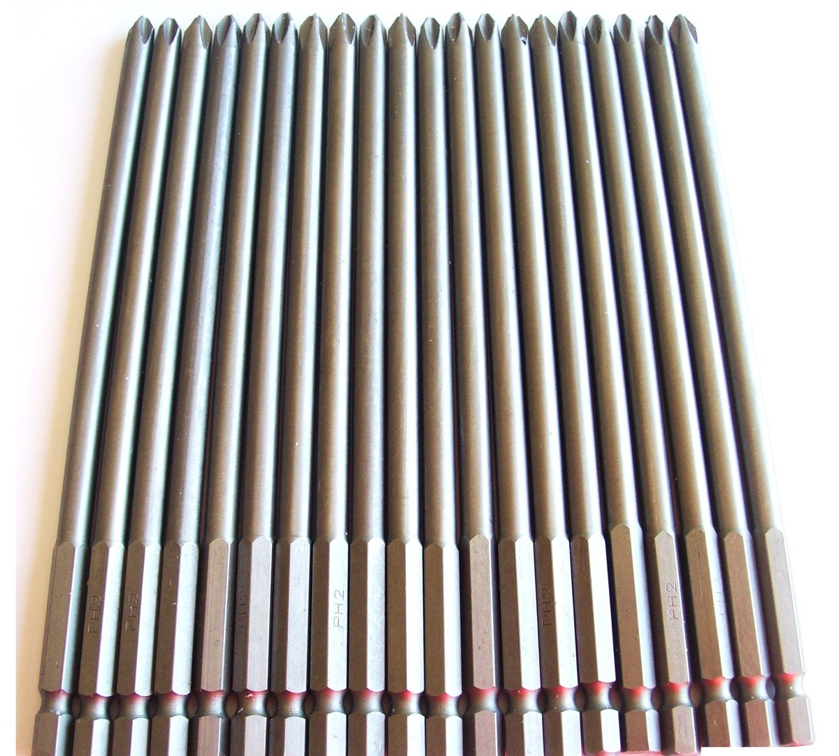 100 Goliath Industrial 6 Screw Bits #2 Phillips Magnetic Tip Sb6p2 Driver Drill