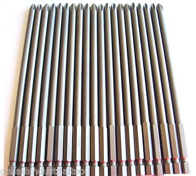 20 GOLIATH INDUSTRIAL 6'' SCREW BITS #2 PHILLIPS MAGNETIC TIP SB6P2 DRIVER DRILL