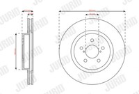 2X Jurid Bremsscheibe FüR Subaru XV GT 2.0I E-Boxer AWD Impreza SchräGheck Gt_