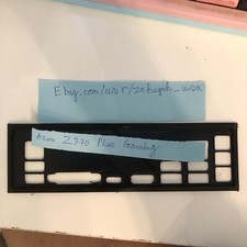 Asus Z370 Plus Gaming IO Shield, 3D Printed, I/O Backplate