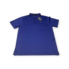 NWT Men's Under Armour Loose Fit Tech UA Golf Polo Shirt Blue Performance Sz XXL