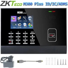 ZKteco M300Plus RFID ID /IC /ADMS Fingerprint Time Attendance Punch Card System