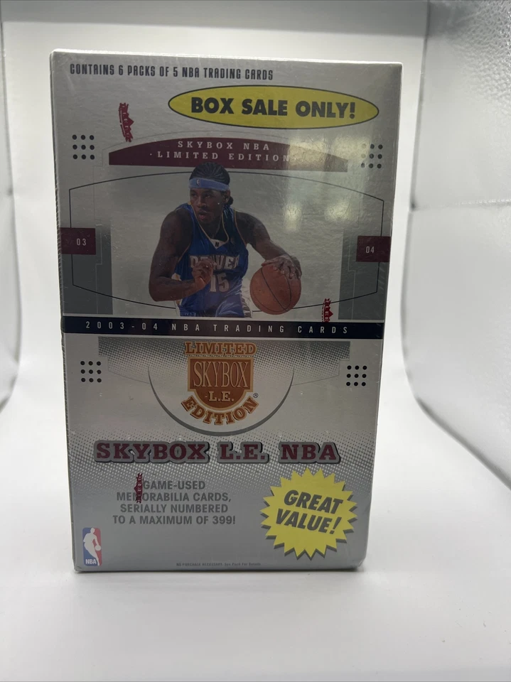2003-04 NBA Fleer Skybox Limited Edition sealed box- 6 packs-Get A LeBron Rookie - Image 3 of 4