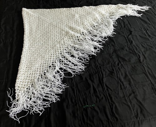 hand crocheted shawl wrap