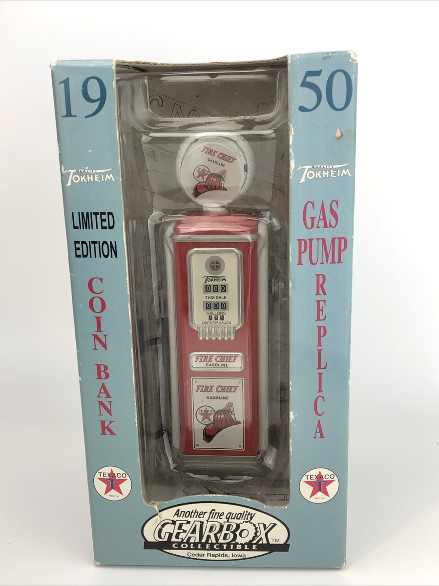 Gearbox Collectible 1950 Gas Pump Replica. New-Sealed | eBay