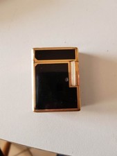 DUPONT BLACK LACQUER SMALL with box and instruction sheet Lighter
