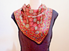 Vintage 20" x 20" Scarf