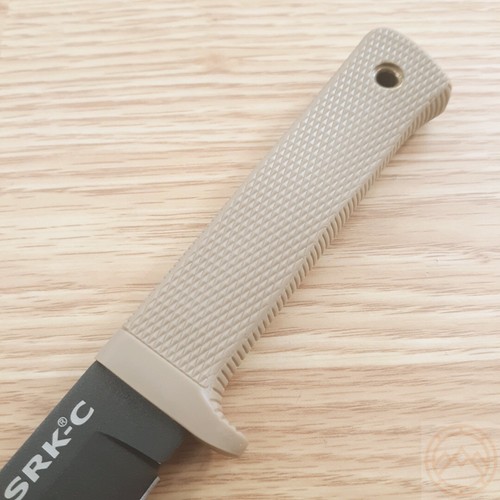 Cold Steel SRK Compact Fixed Knife 5 SK5 Steel Blade Desert Tan Kray-Ex Handle
