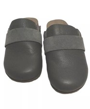 Vionic Ambrossia Leather Clogs Size 5 Gray