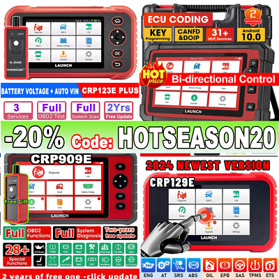 LAUNCH X431 CRP919E CRP909E WIFI OBD2 Car Diagnostic Scanner Key Coding Tool