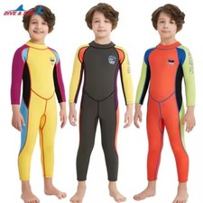 DIVE  SAIL Boys Girls 2.5mm Neoprene Wetsuit Thermal Diving Surfing anti-UV