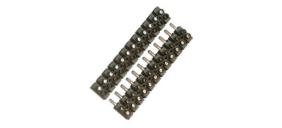 BRAWA 3093 12 pole male and female plugs mm. 95