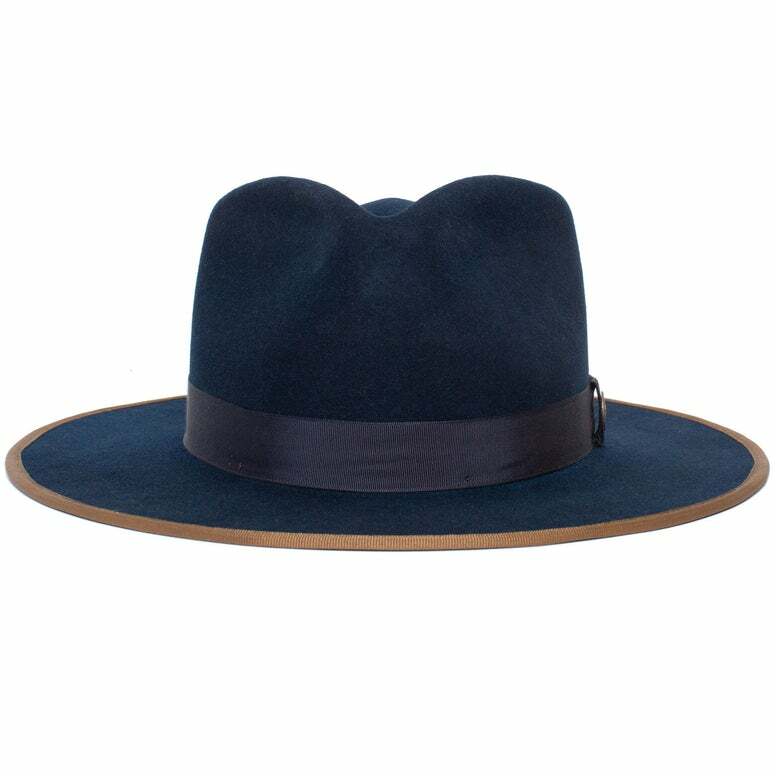 Goorin Bros fedora hat from [BLOCK Medium denim