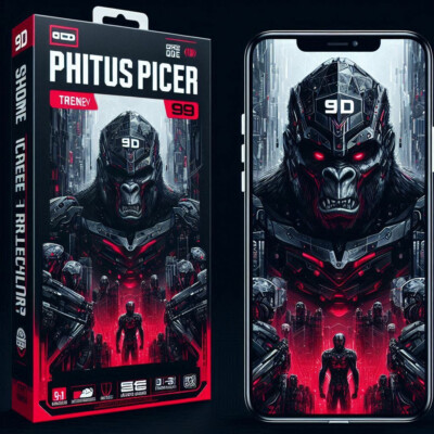 Gorilla Full Cover für iPhone 16 15 13 14 13 11 7 Gorilla Hartglas Handy