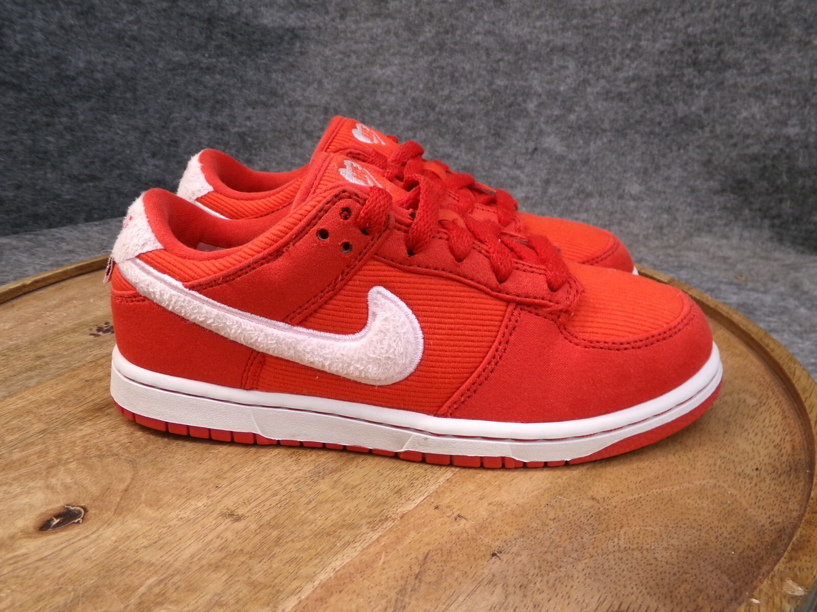 PONY Nike Dunk Low San Valentino 2023 rosso bianco FZ3549 612 PS prescolare taglia 2 5 anni
