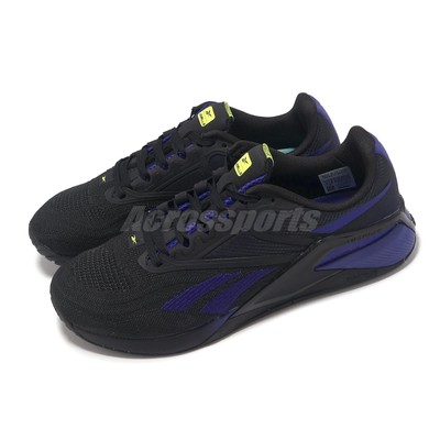 Reebok Nano X2 Core Black Purple Men Cross Training Gym Shoes HR1824
