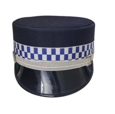 Cambodia National Police High Rank Woman Female Officer Dark Blue Hat Cap Sz 57