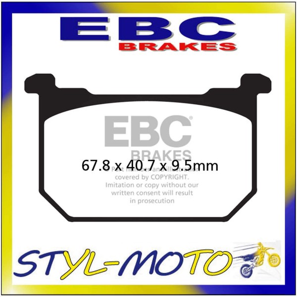 FA068 BeläGe Organisch Aramid Vorne EBC Kawasaki Z 550 LTD 1980-1984-image