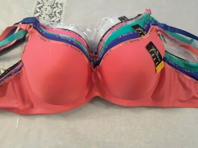 WHOLESALE ..NEW lot of 3 pcs  LADIES   Sexy and hot ''LOVE''  PUSH- UP  BRAS .... 