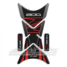 Tank Pad for Kawasaki Z800 red tones, mod. Sh...