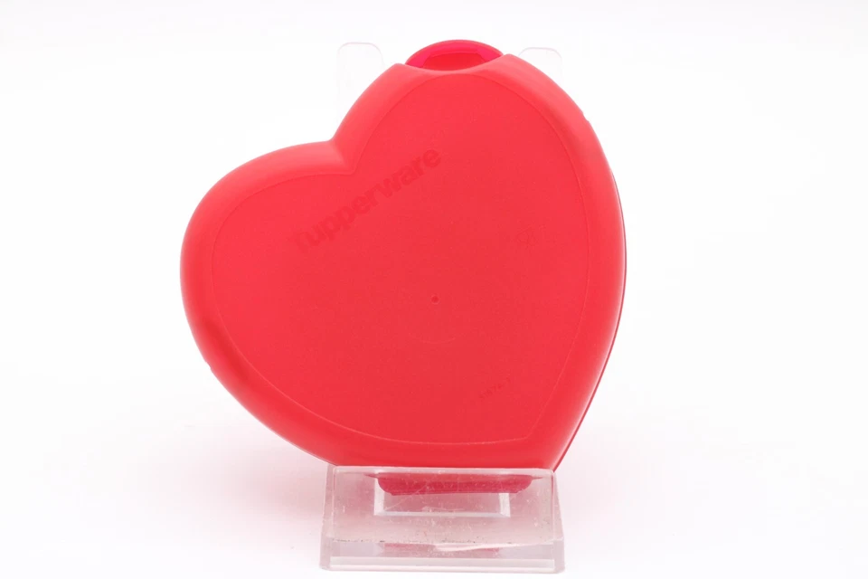 Tupperware Lunchbox Snackbehälter Herzform Rose Hologramm Nr. 5187A-1 - Bild 3 von 4