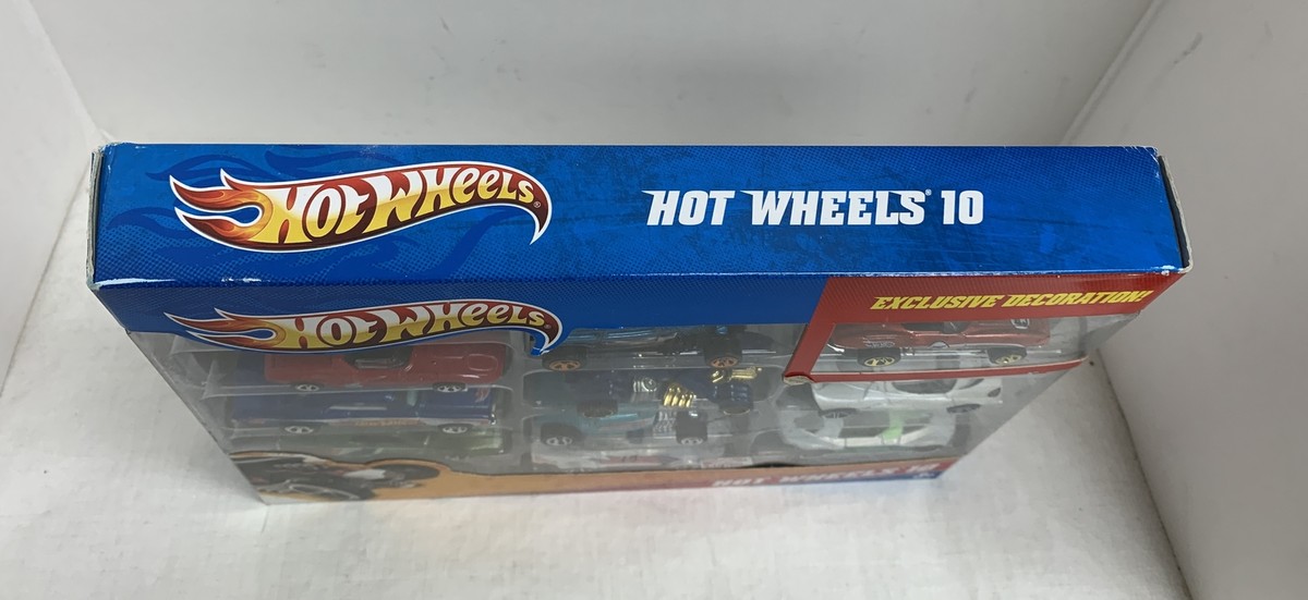 Hot Wheels 10 Car Set w/ Exclusive Decoration SEALED | eBay
