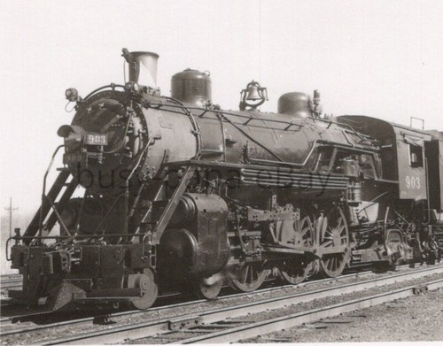 1940s Rppc Rock Island Lines Locomotive Ag 2 6 6 6 Blue Ridge No 903 Postcard Ebay