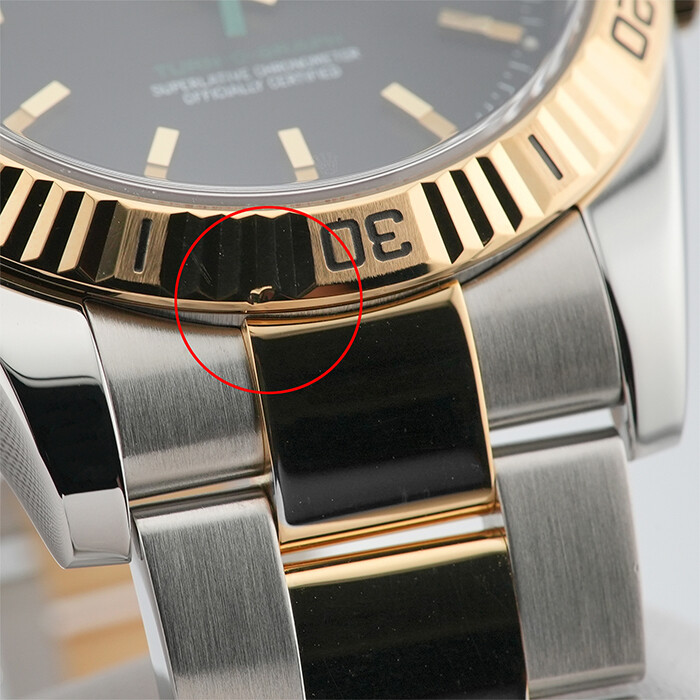 シュトラ Rolex 116263 Datejust Turn-O-Graph 18K/SS with Rhodium Dial