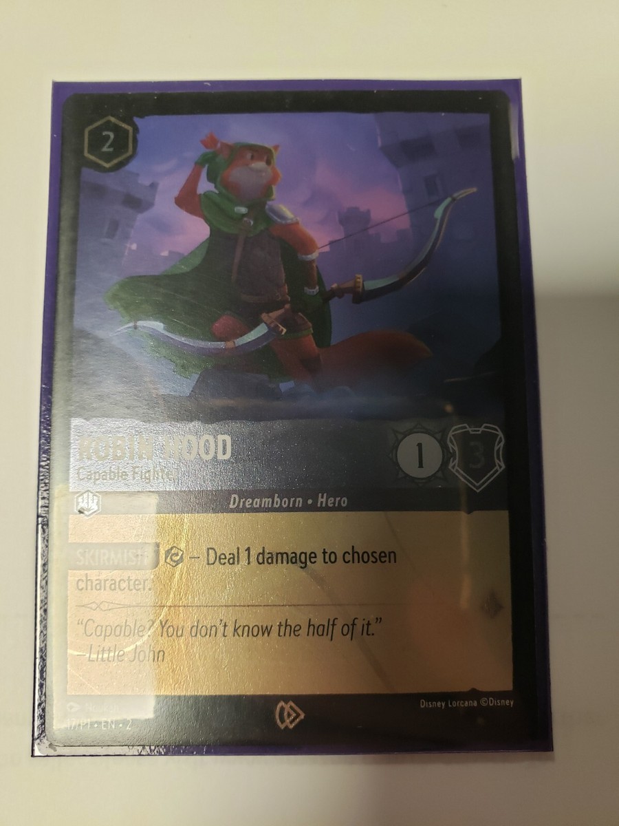 lorcana robin hood cards Robin Hood (Disney Lorcana 2023)