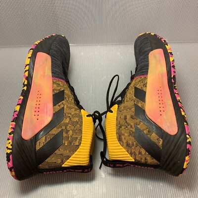 Adidas Dame 5 Asia Tour Mens Black Pink Yellow Lillard  display picture 3