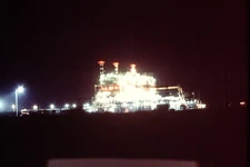 DEC 1969 San Diego Power Plant Chula Vista California At Night Slide Ref N-E