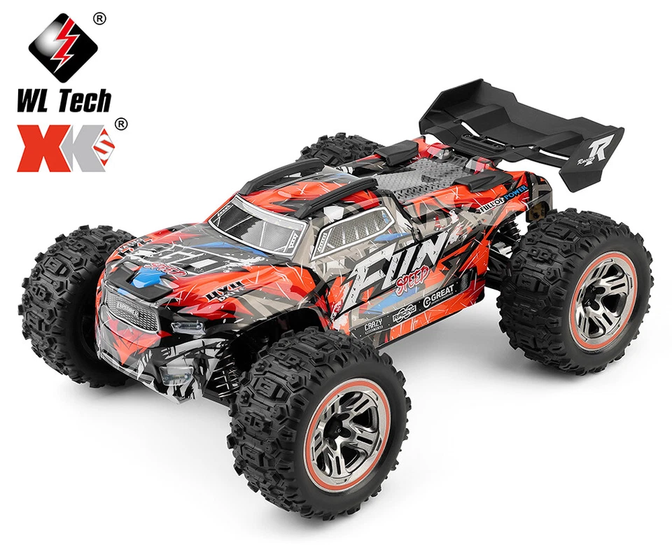 Coche de radiocontrol WLtoys XK 184008 1/18 60 KM/H 4x4 todo terreno 2,4 GHz con camión de radiocontrol ligero Foto 3 de 4