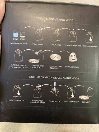 Face Mask Maker Machine Automatic Natural Collagen Fruit Mask Voice Version NEW - Picture 5 of 5