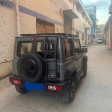 Scala scala scala porta posteriore auto alluminio nero per Suzuki Jimny 2019+ 