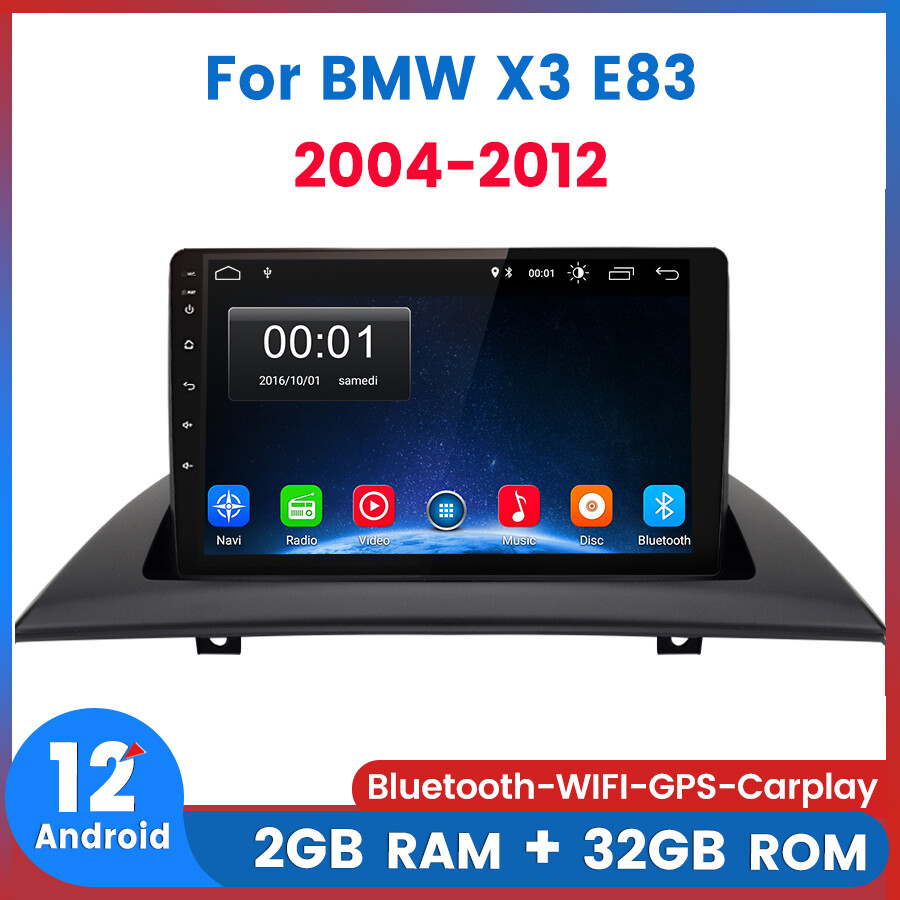 For BMW X3 E83 2004-2012 Ad 12 Car R S GPS Navi WIFI ...