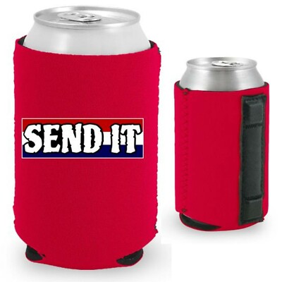 Send It Magnetic Can Coolie; Neoprene, Collapsible