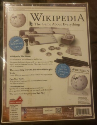 arkham horror card game wiki The Game About Wikipedia - New In Sealed Plastic Packaging