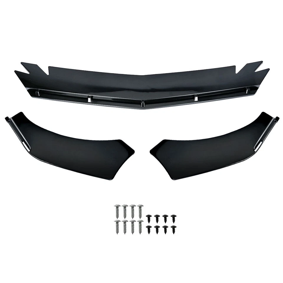 For BMW X1 E84 2010-2016 Car Front Bumper Lip Chin Splitter Spoiler Body Kit US Foto 3 de 4