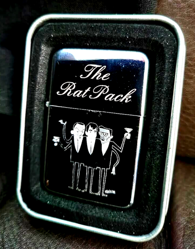 RAT PACK TRIBUTE LIGHTER SET OF 4 - FRANK SINATRA - DEAN MARTIN - SAMMY DAVIS Jr - Picture 2 of 11