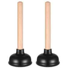 2 Pcs Small Drain Plunger Little 4 Inch Cup Clog Remover Small Hand Force Sin...