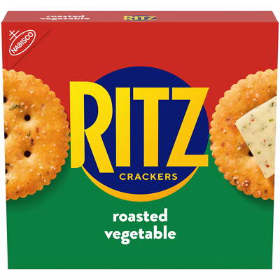 (3 pack) Roasted Vegetable Crackers, Snacks for Kids and Adults, Lunch Snacks