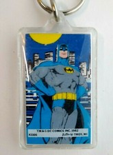 Batman Keychain 1982 Original Licensed Official DC Comics Superhero 2 Sides